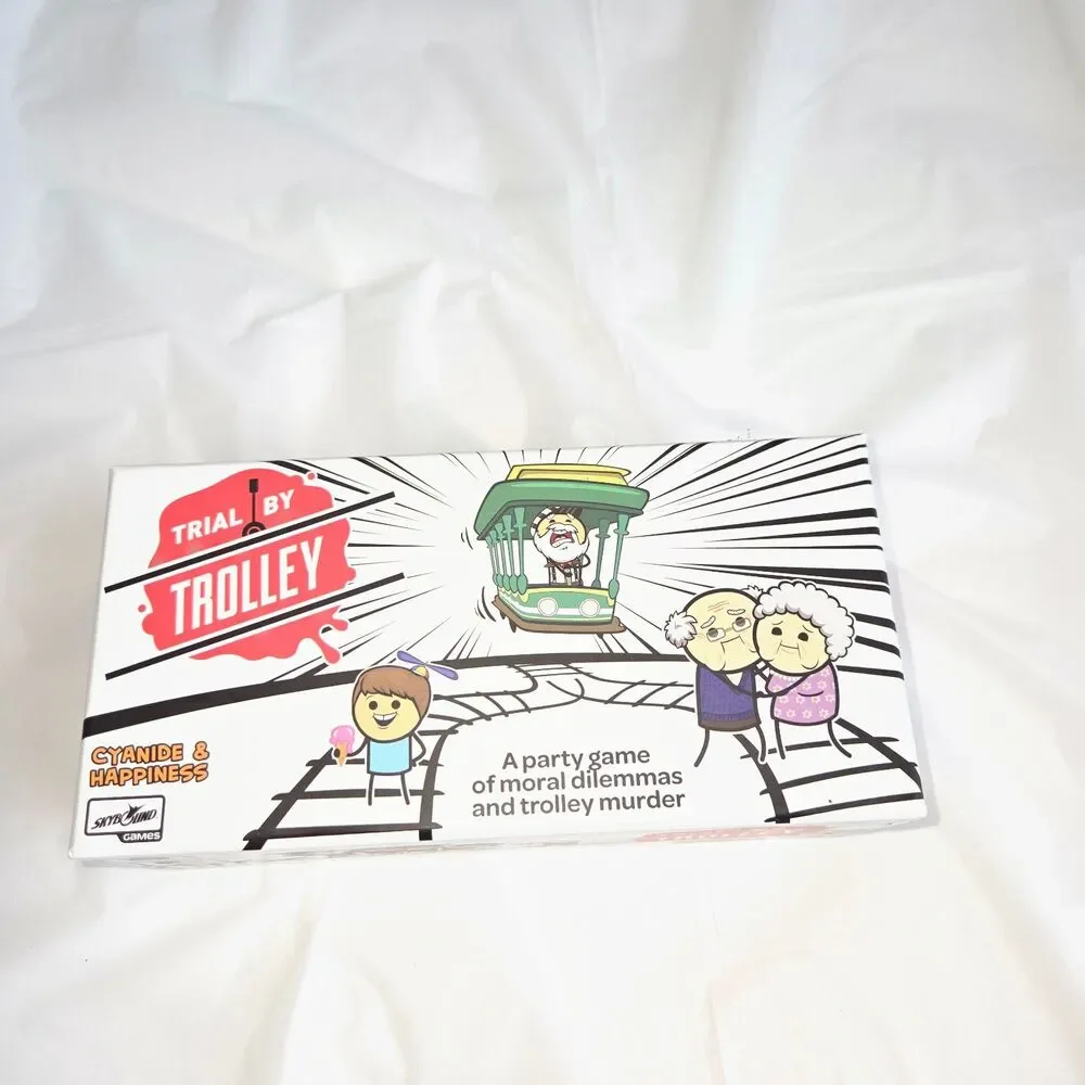 Trial by Trolley Adult Party Card Game Cyanide & Happiness 3-13 Players